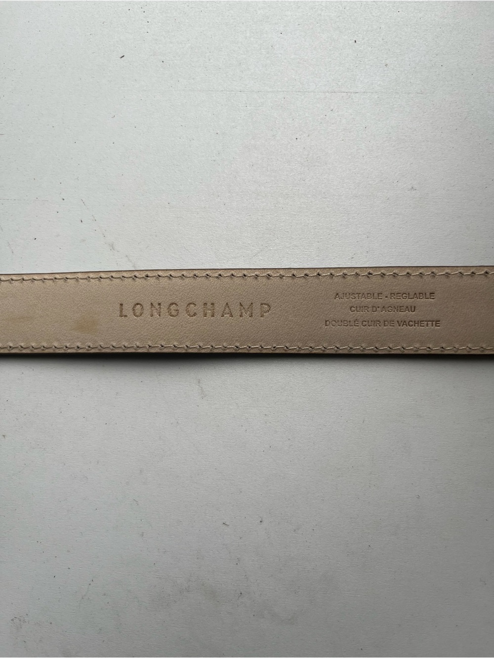 Women’s Longchamp Black Leather Belt - Picture 5 of 10